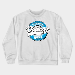 Wiltz luxembourg vintage style logo Crewneck Sweatshirt